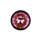 Toosh Silver Metal Butt Plug Small Pink Stone