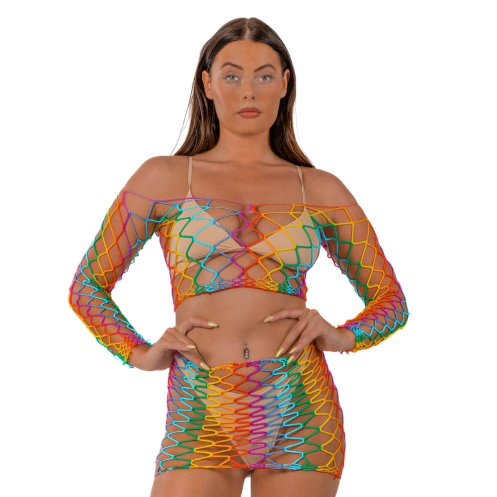 lace-by-lj-rainbow-crop-top-and-skirt-set Main image