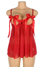 YesX YX841 Red Babydoll Set – image 5
