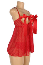 YesX YX841 Red Babydoll Set – image 6