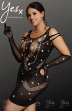 YesX YX853Q Sparkly Black Dress – image 3