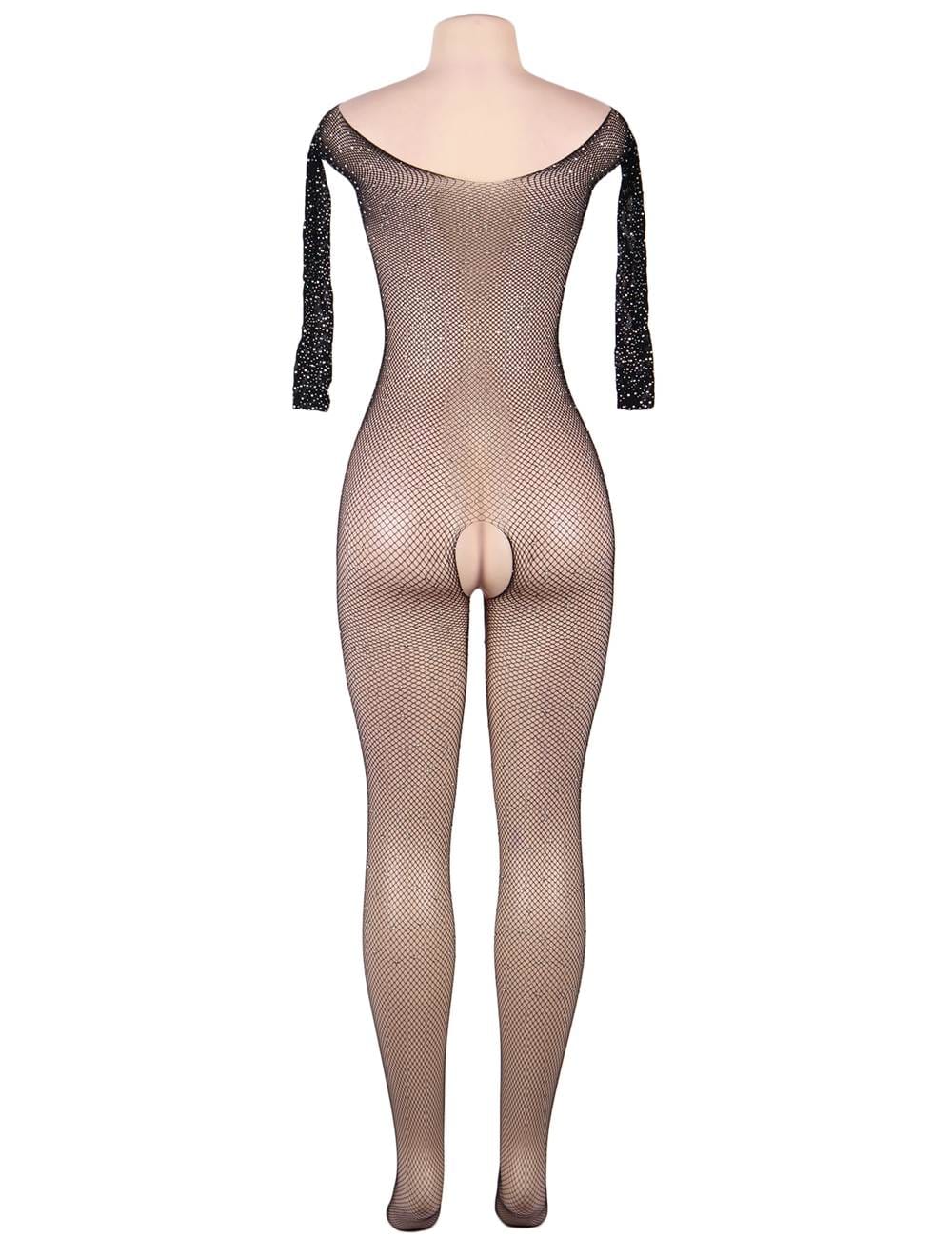 YesX YX864 Fishnet Sparkly Bodystocking – image 8