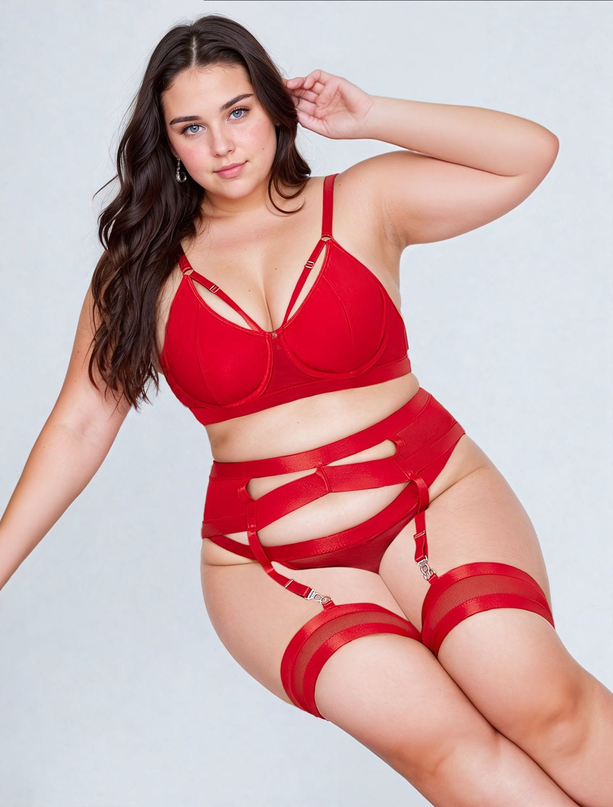 YesX YX870Q Bondage Garter Bra Set Up To 2XL – image 4