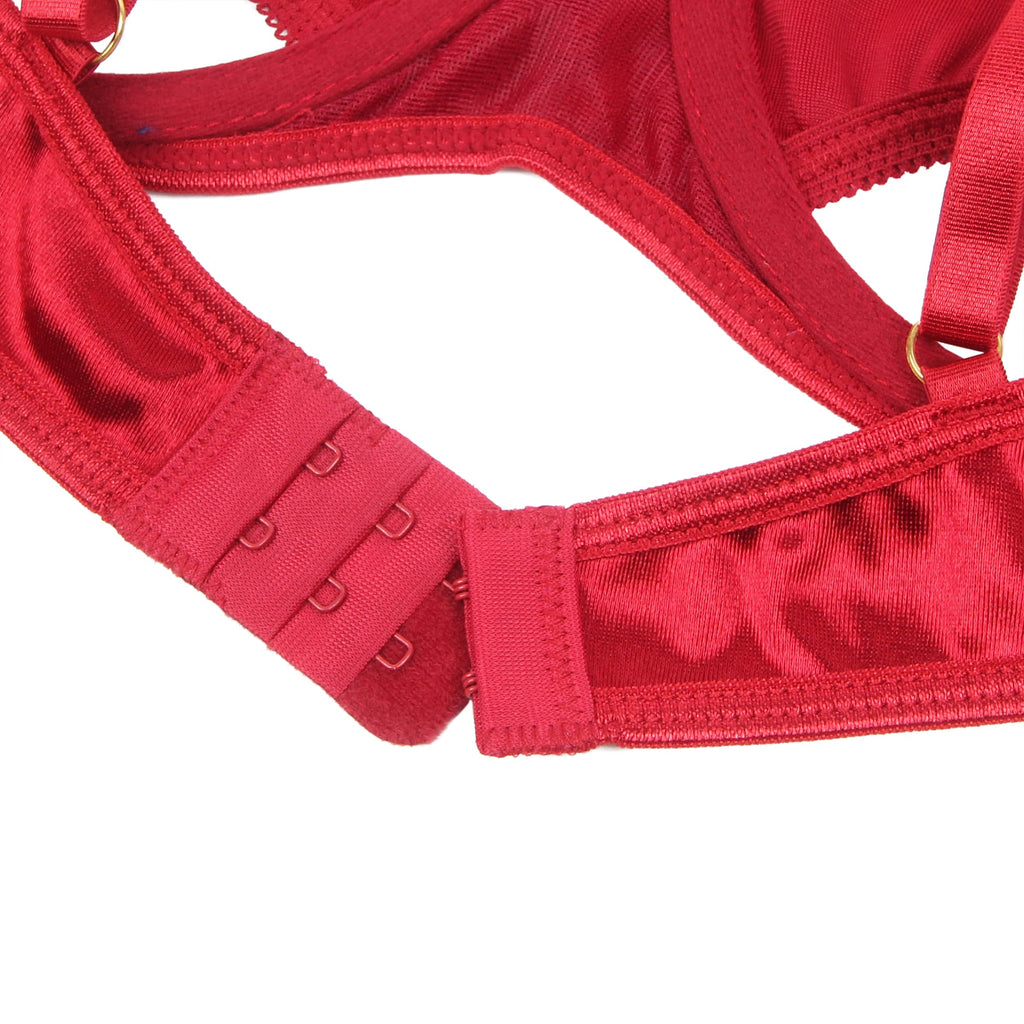 YesX YX872 Hollow Cut Halter Bra Set – image 9