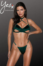 YesX YX873 Hollow Cut Halter Bra Set – image 3