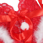 YesX YX874Q Christmas Sexy Halter Neck Teddy Up To 4XL – image 2