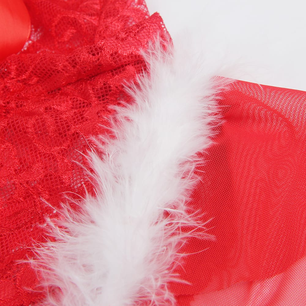 YesX YX874Q Christmas Sexy Halter Neck Teddy Up To 4XL – image 9