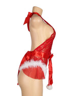 YesX YX874Q Christmas Sexy Halter Neck Teddy Up To 4XL – image 4