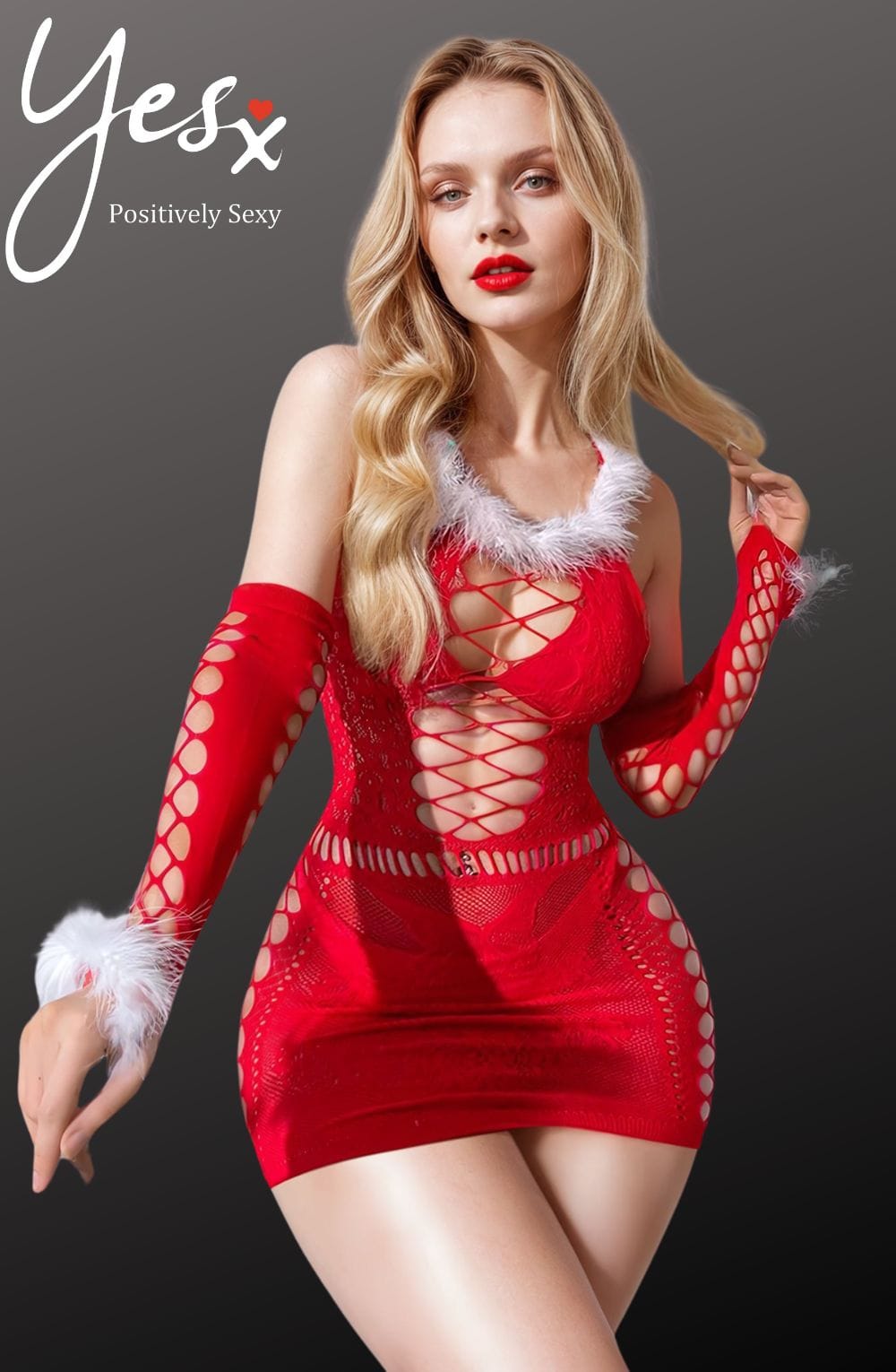 YesX YX877 Christmas Sexy Bodystocking Dress – image 5
