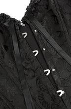 YesX YX886 Stunning Black Borcade Corset Up to 5XL – image 5