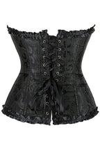 YesX YX886 Stunning Black Borcade Corset Up to 5XL – image 7
