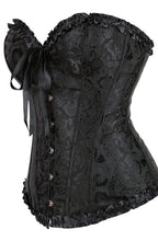 YesX YX886 Stunning Black Borcade Corset Up to 5XL – image 8
