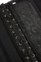 YesX YX886 Stunning Black Borcade Corset Up to 5XL – image 4