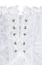 YesX YX887 Elegant White Brocade Corset up to 2XL – image 4