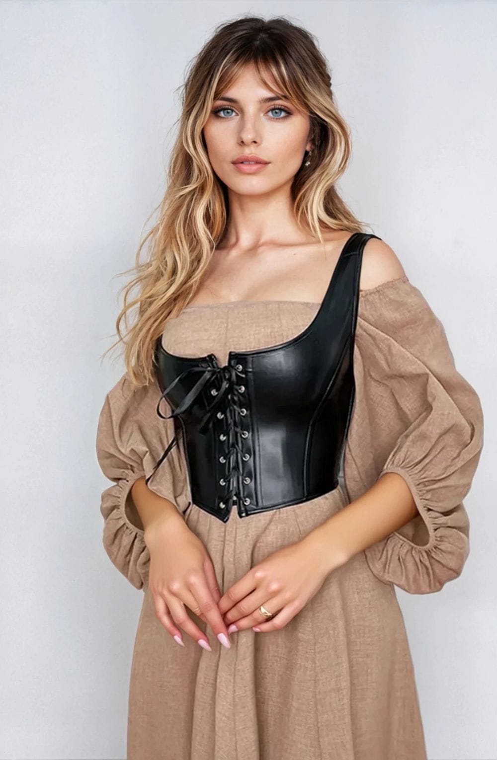 YesX YX889 Sexy Corset Black Up to 6XL – image 5
