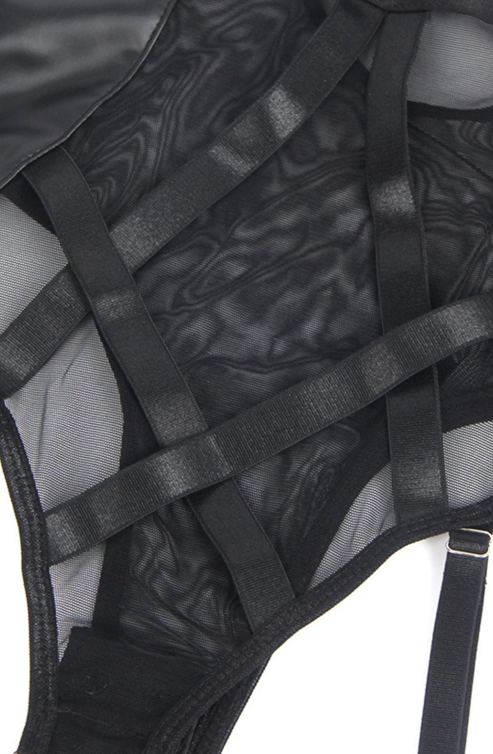 YesX YX890 Black Faux Leather Look & Mesh – image 8