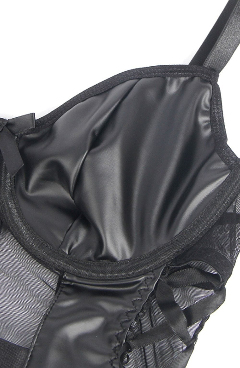 YesX YX890 Black Faux Leather Look & Mesh – image 6
