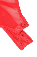 YesX YX891 Red Faux Leather Look & Mesh – image 5