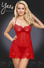 YesX YX952 Red Babydoll Set – image 2