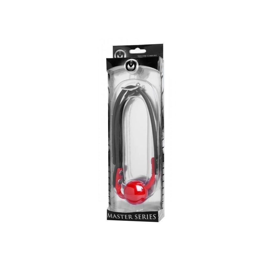 Master Series The Hush Gag Silicone Comfort Ball Gag Secondary image
