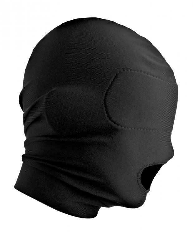 Master Series Disguise Open Mouth Hood With Padded Blindfold