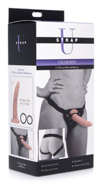 Charmed 7.5" Silicone Dildo with Harness