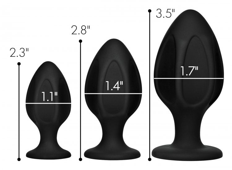 Master Series Triple Juicers Silicone Anal Trainer Set Main image