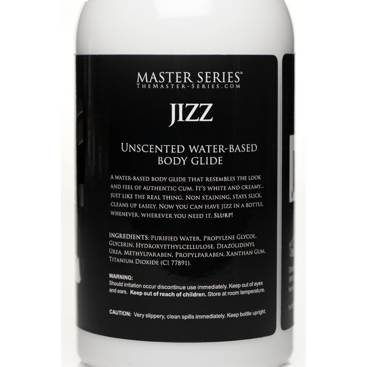 Master Series Unscented Jizz Body Glide Lubricant 16oz Secondary image