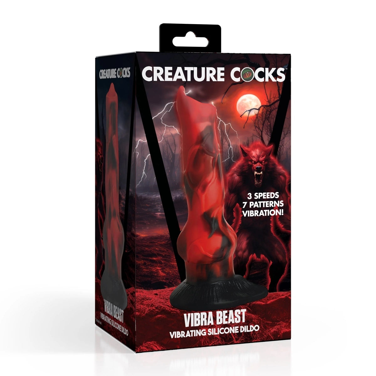 Creature Cocks Vibra Beast Vibrating Silicone Dildo Secondary image