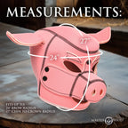 Swine Pig Neoprene Hood With Removeable Muzzle