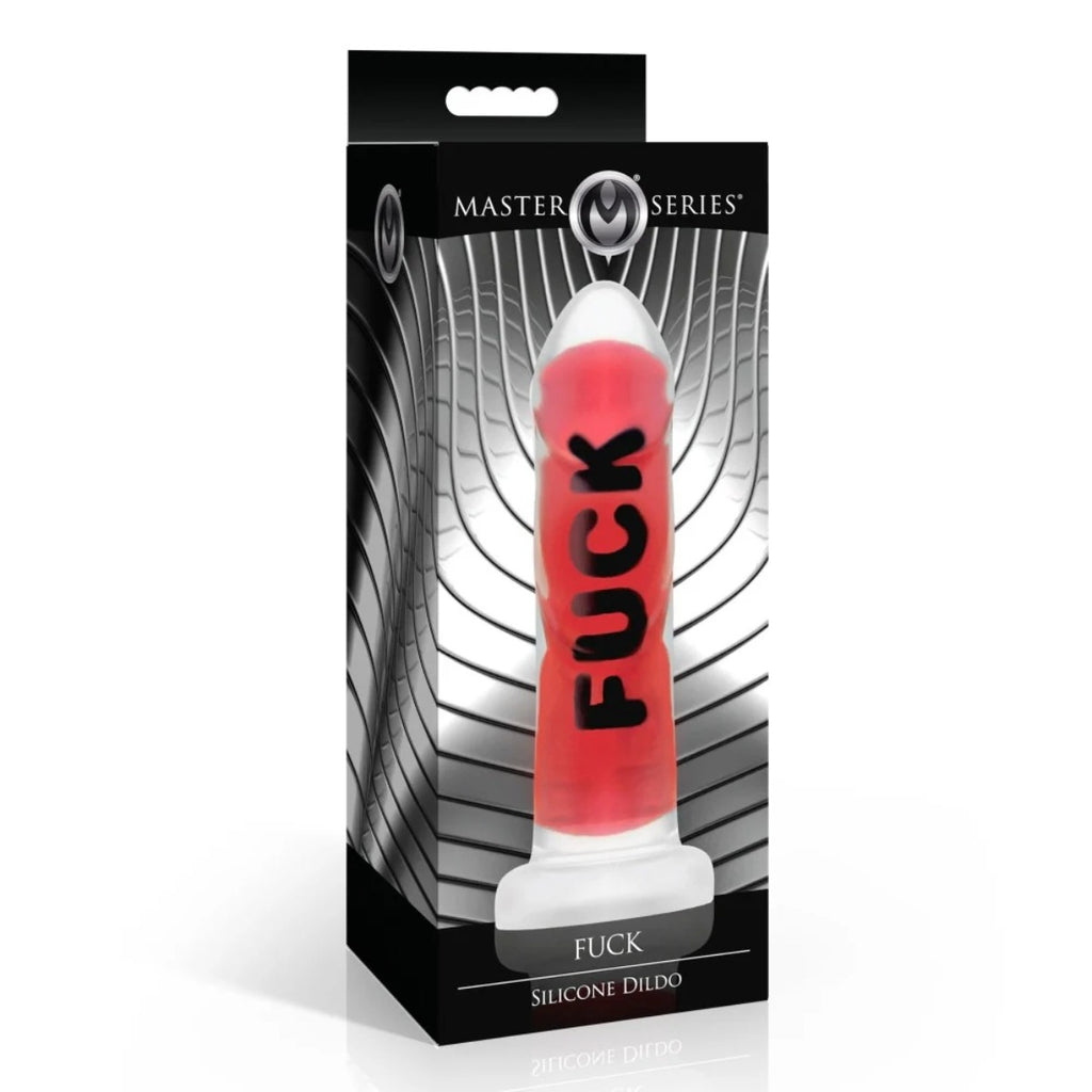 Master Series FUCK Silicone Dildo
