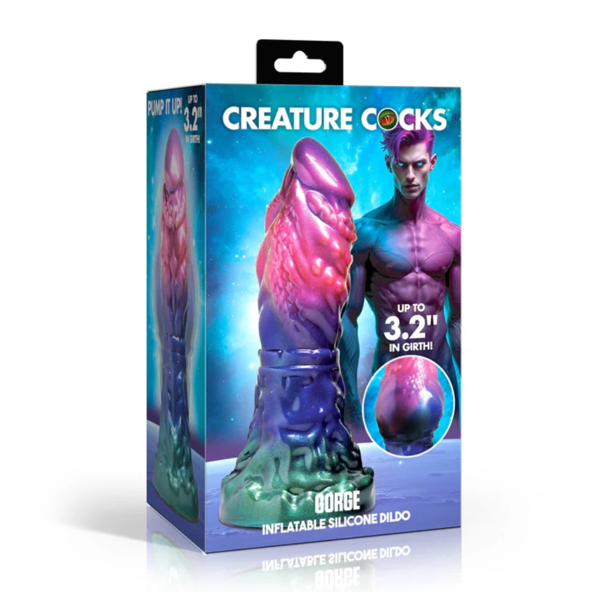 Creature Cocks Gorge Inflatable Silicone Dildo Secondary image