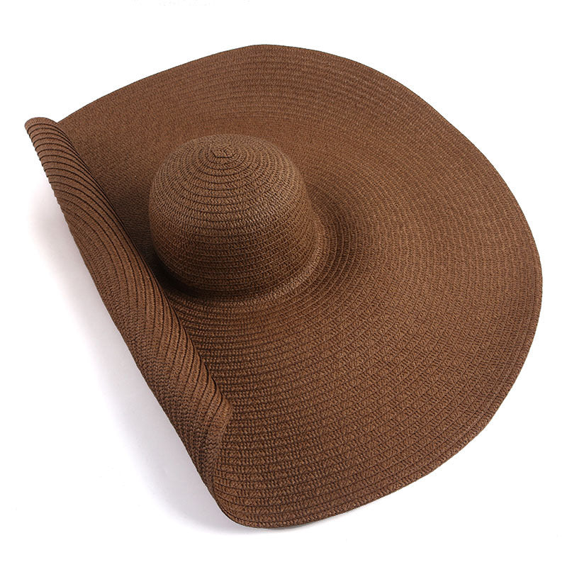 Lucifer’s Summer Crown – Oversized Luxury Beach Hat with UV Protection UK