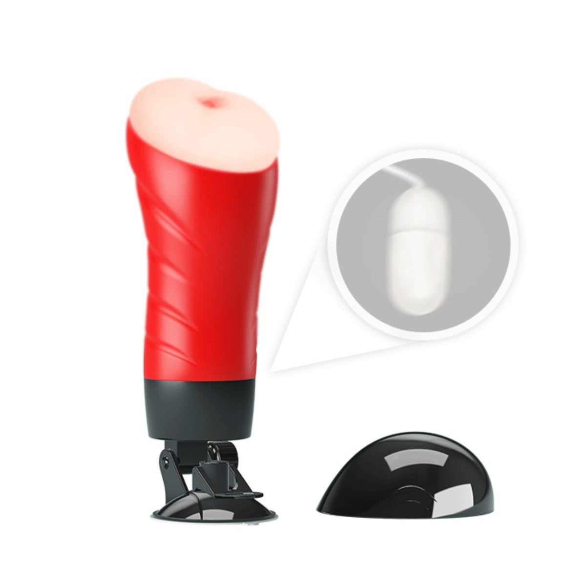 Crazy Bull Delia Suction Base Male Vibrating Masturbator Butt