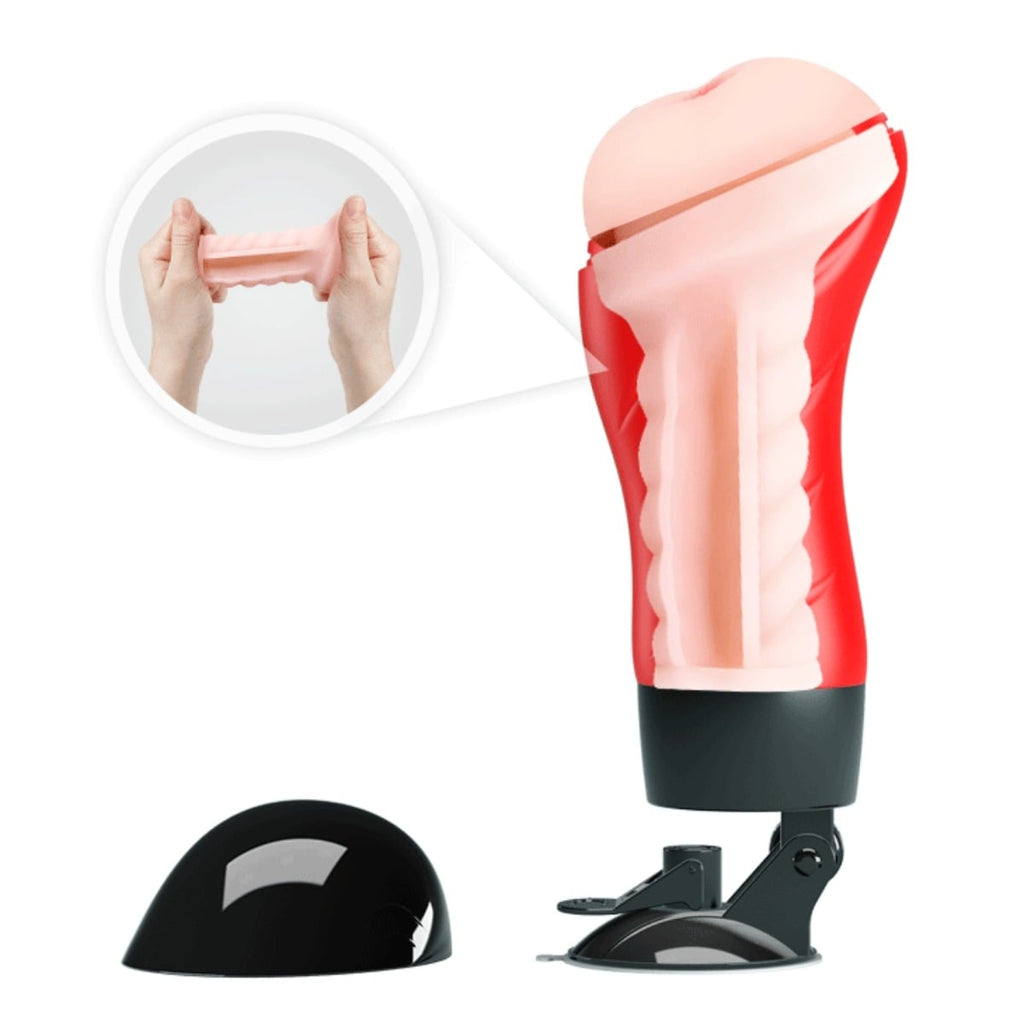 Crazy Bull Delia Suction Base Male Vibrating Masturbator Butt