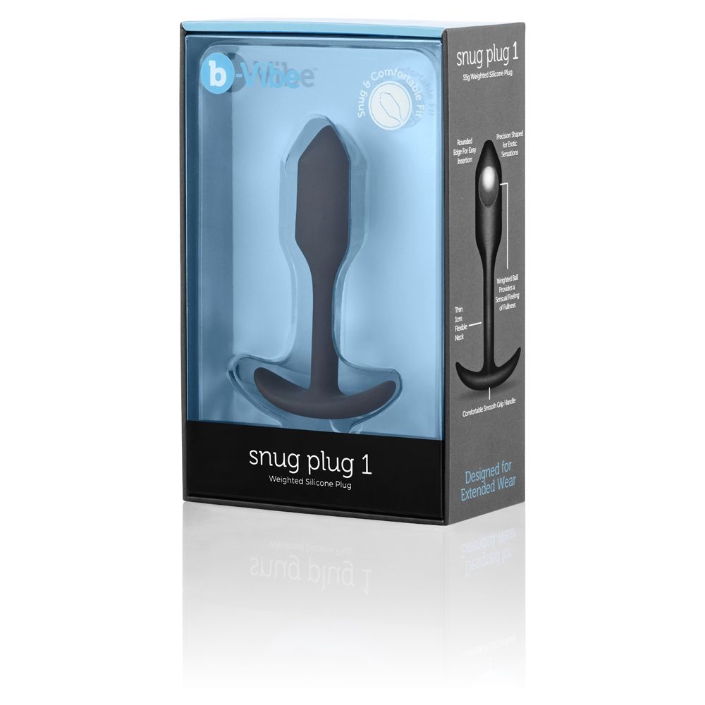 b-Vibe Snug Plug 1 Black Secondary image