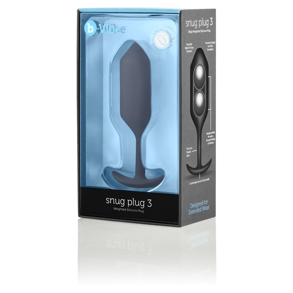 b-Vibe Snug Plug 3 Black