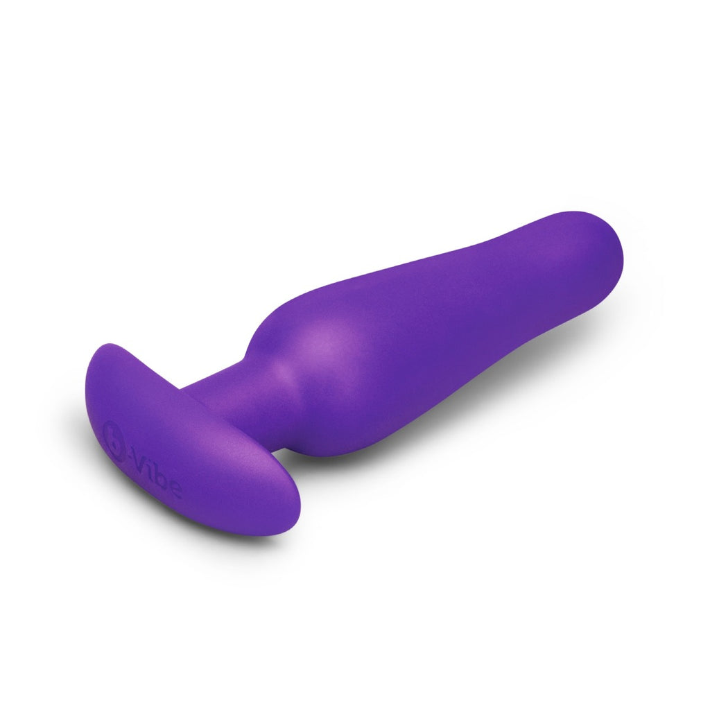 b-Vibe Butties Rookie Beginner Silicone Butt Plug Purple