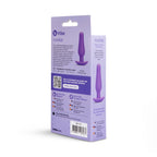 b-Vibe Butties Rookie Beginner Silicone Butt Plug Purple