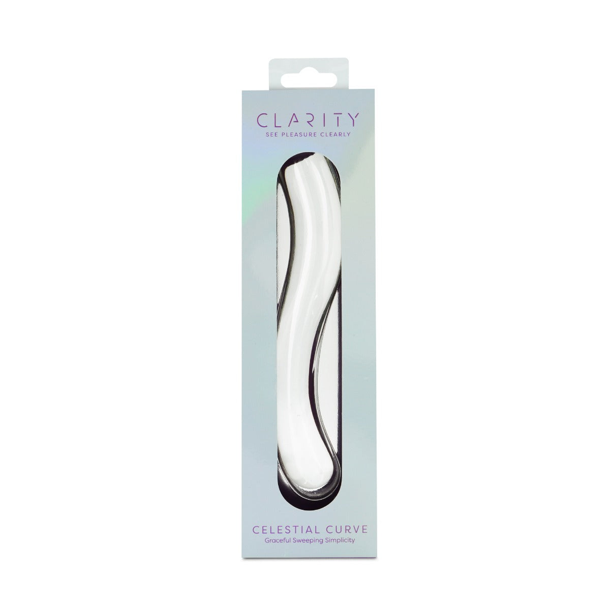 Clarity Glass Dildo - Celestial Curve