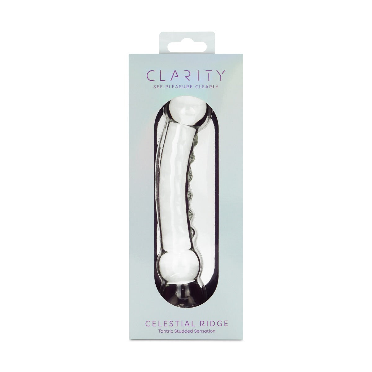 Clarity Glass Dildo - Celestial Ridge Main image