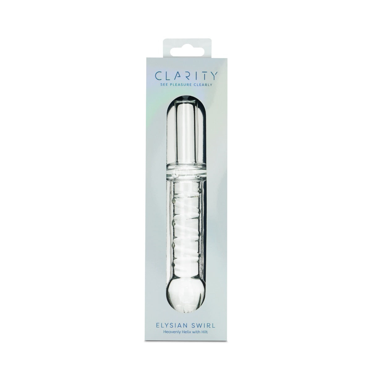 Clarity Glass Dildo - Elysian Swirl