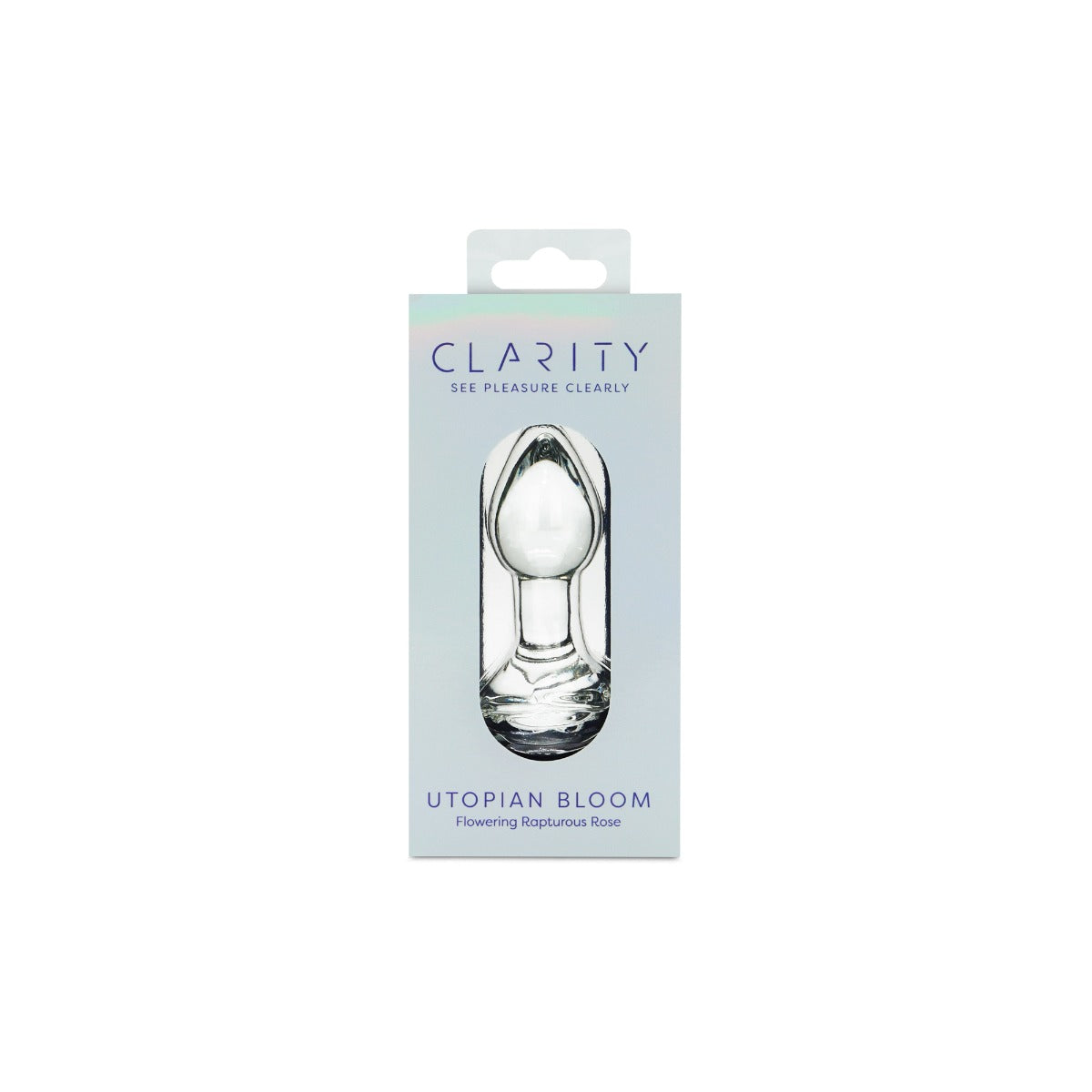 Clarity Glass Dildo - Utopian Bloom