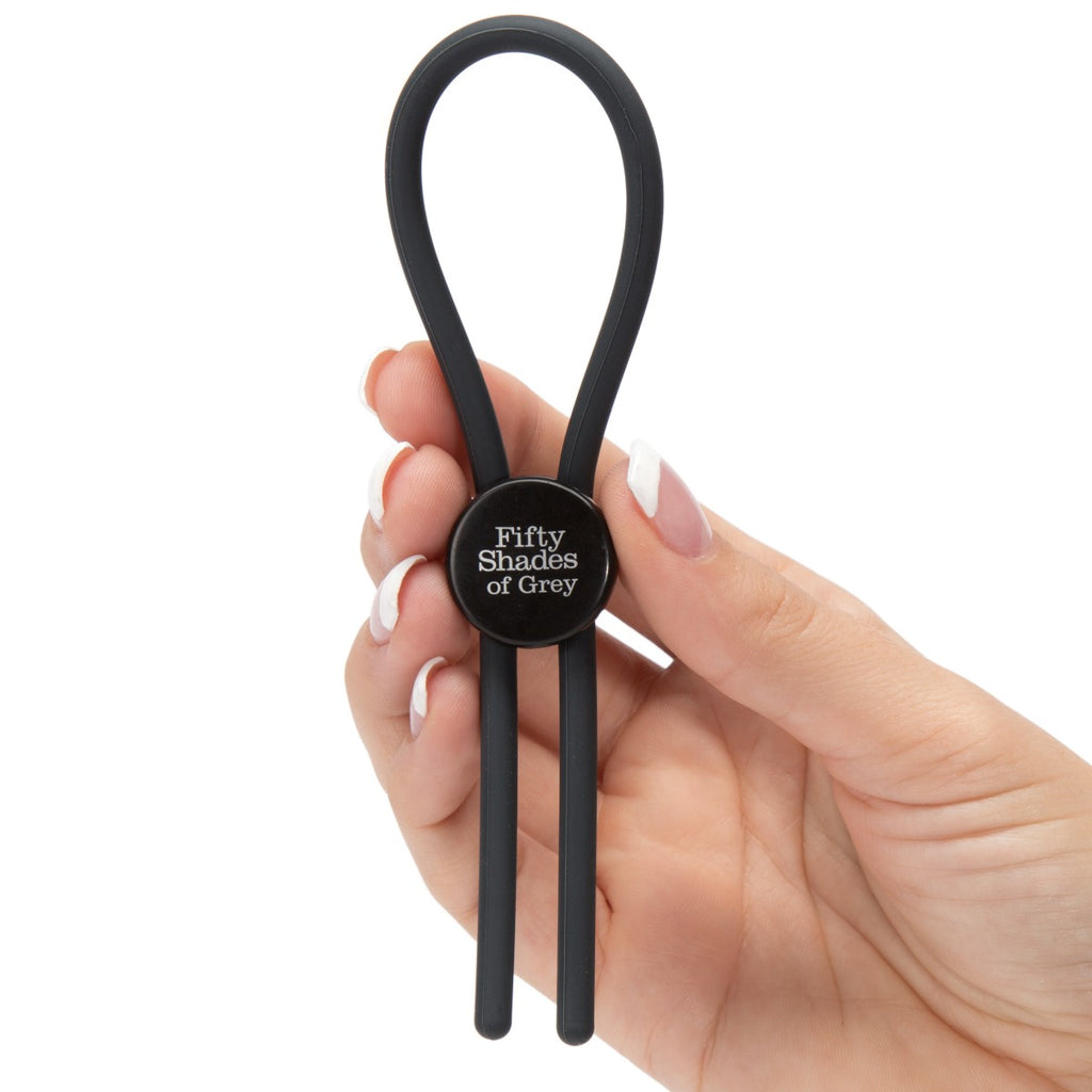 Fifty Shades of Grey Again and Again Adjustable Lasso Style Love Ring