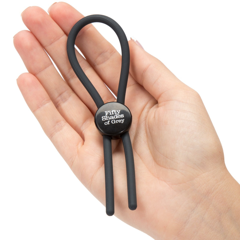 Fifty Shades of Grey Again and Again Adjustable Lasso Style Love Ring