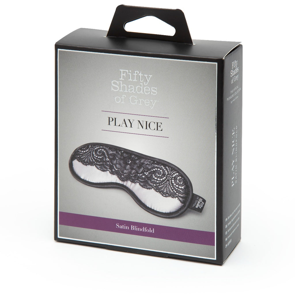 Fifty Shades of Grey Play Nice Satin and Lace Blindfold