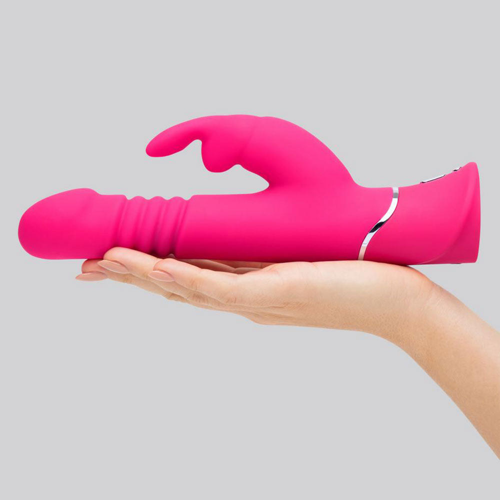 Happy Rabbit Thrusting Realistic Rechargeable Rabbit Vibrator