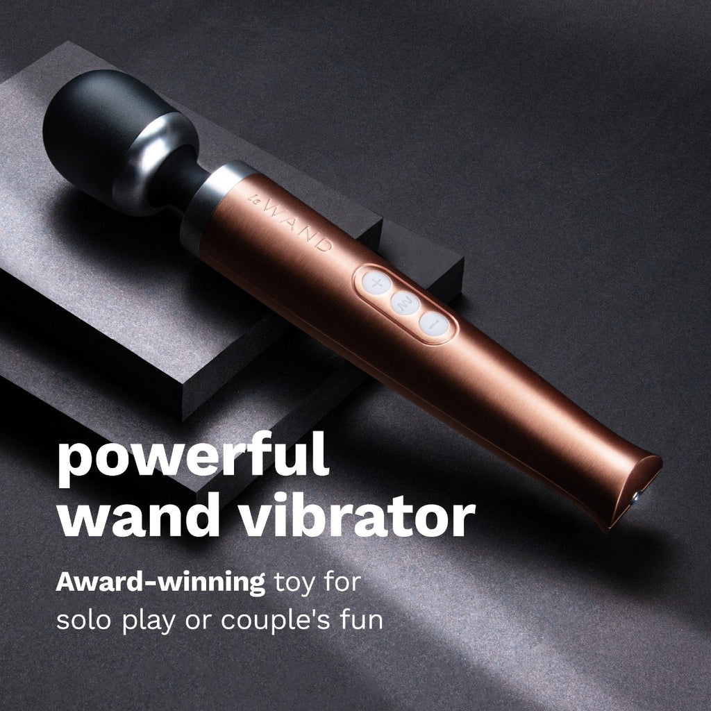 Le Wand Diecast Rechargeable Massager Rose Gold