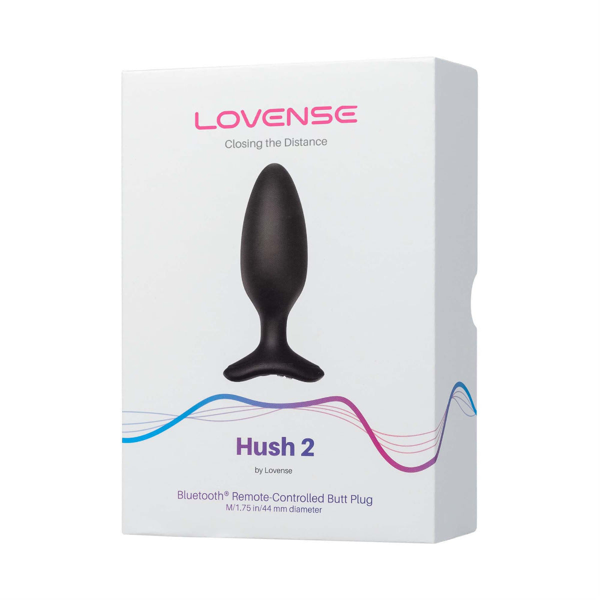 Lovense Hush 2 App-Controlled Butt Plug - 1.75 Inch