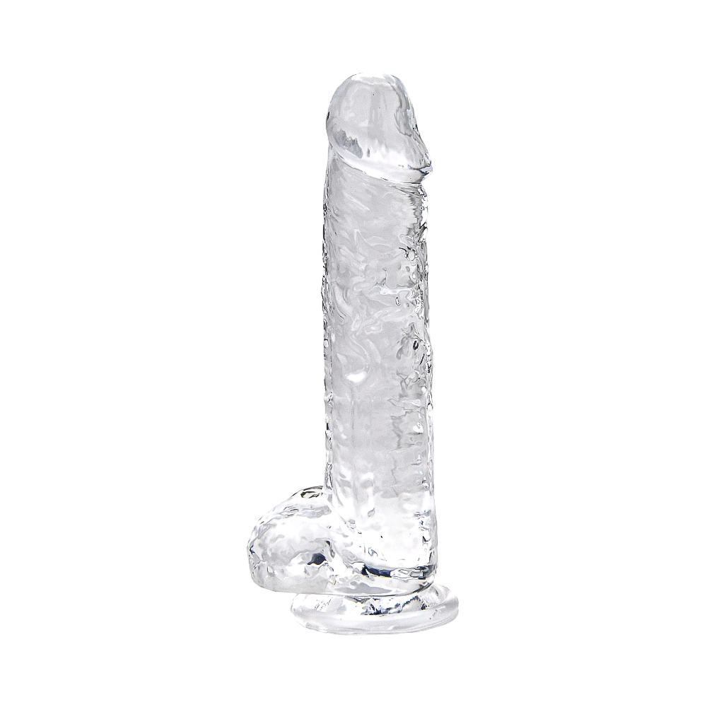 Loving Joy 7 Inch Dildo with Balls Clear Main image
